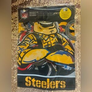 PITTSBURGH STEELERS JUSTIN PATTEN GARDEN FLAG 13x18